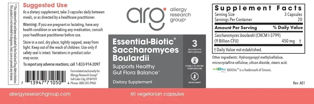 Product image for Saccharomyces Boulardii.