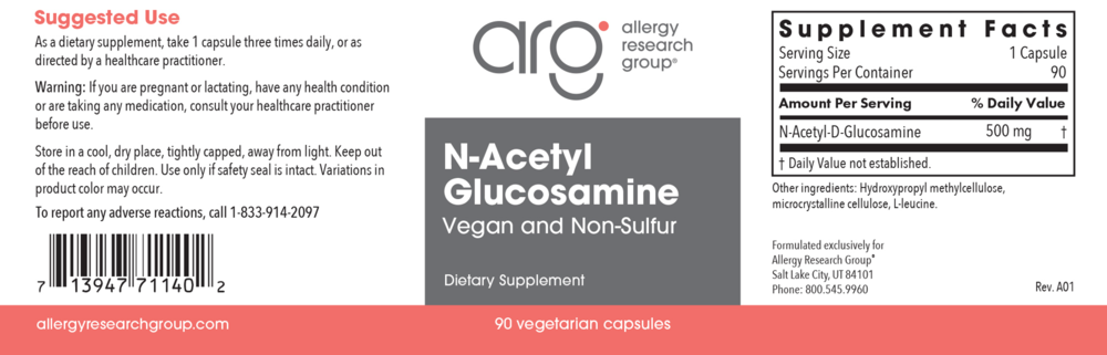 Product image for N-Acetyl Glucosamine.