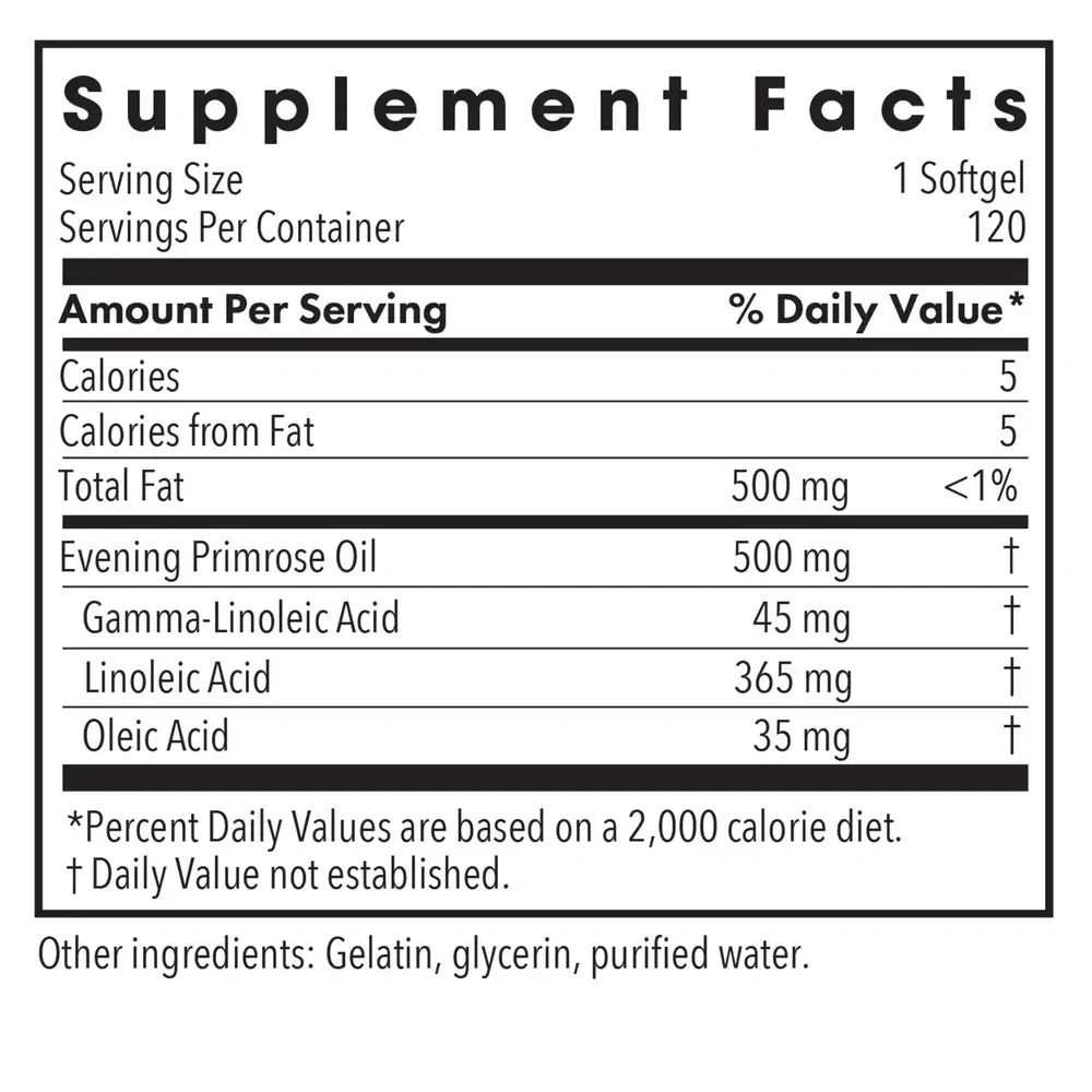 Product image for EPO-Evening Primrose Oil.