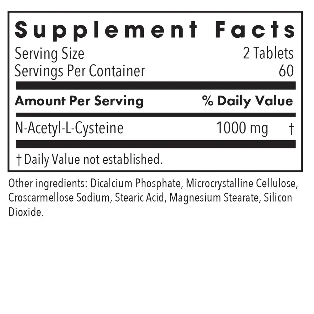 Product image for N-Acetyl-L-Cysteine (NAC).