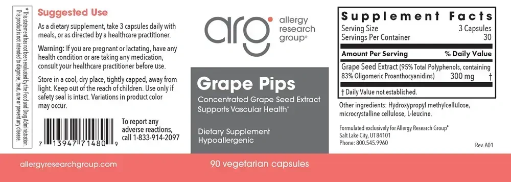 Product image for Grape Pips 100mg.