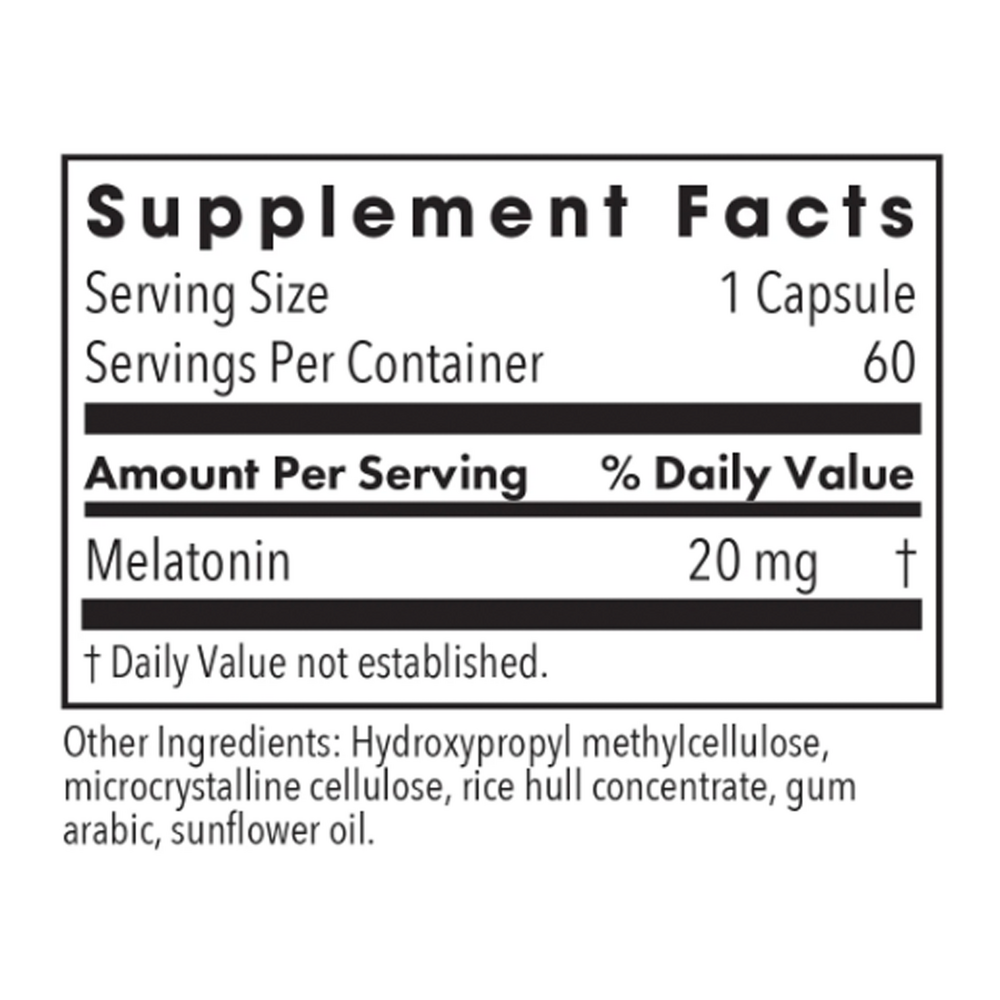 Product image for Melatonin 20mg.