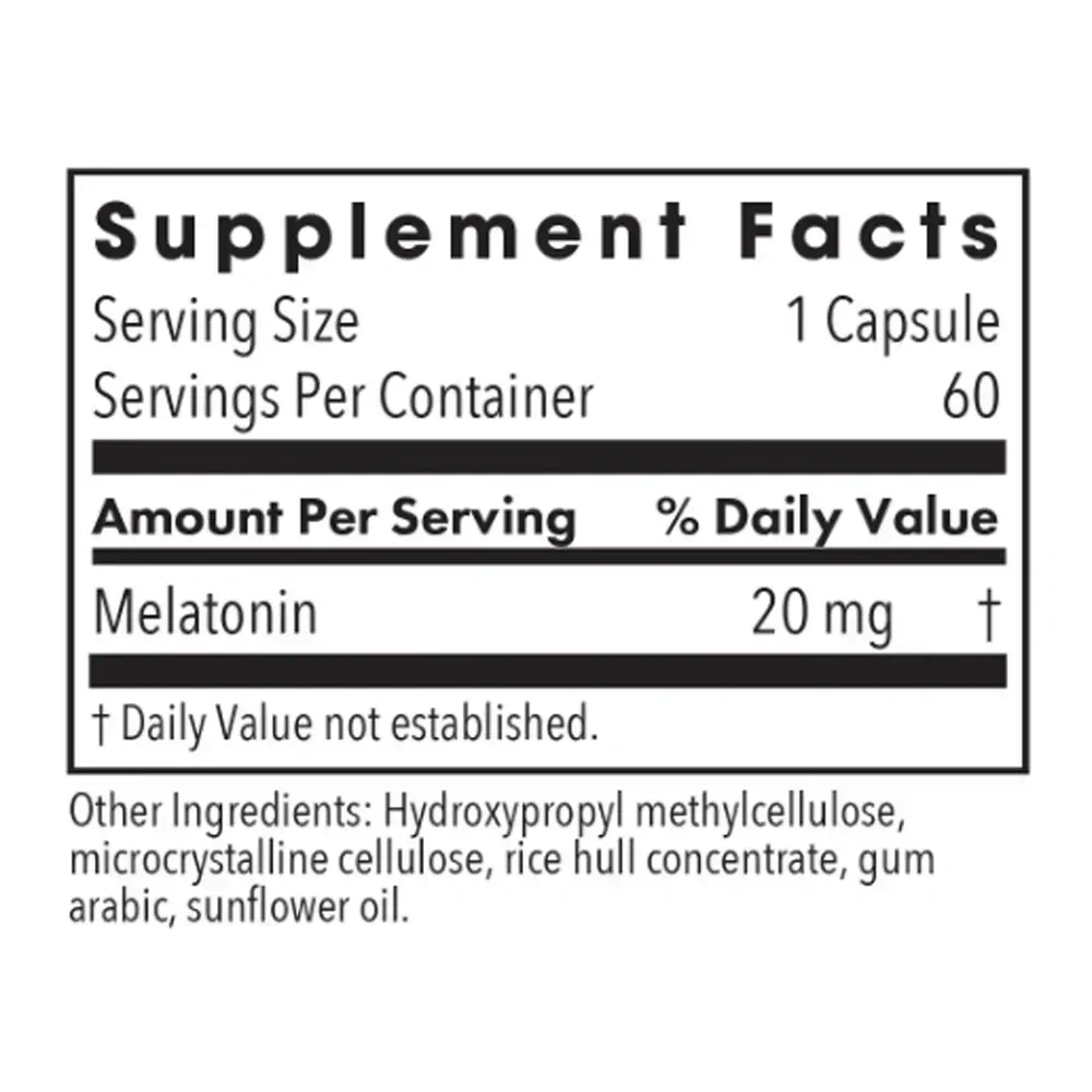 Product image for Melatonin 20mg.