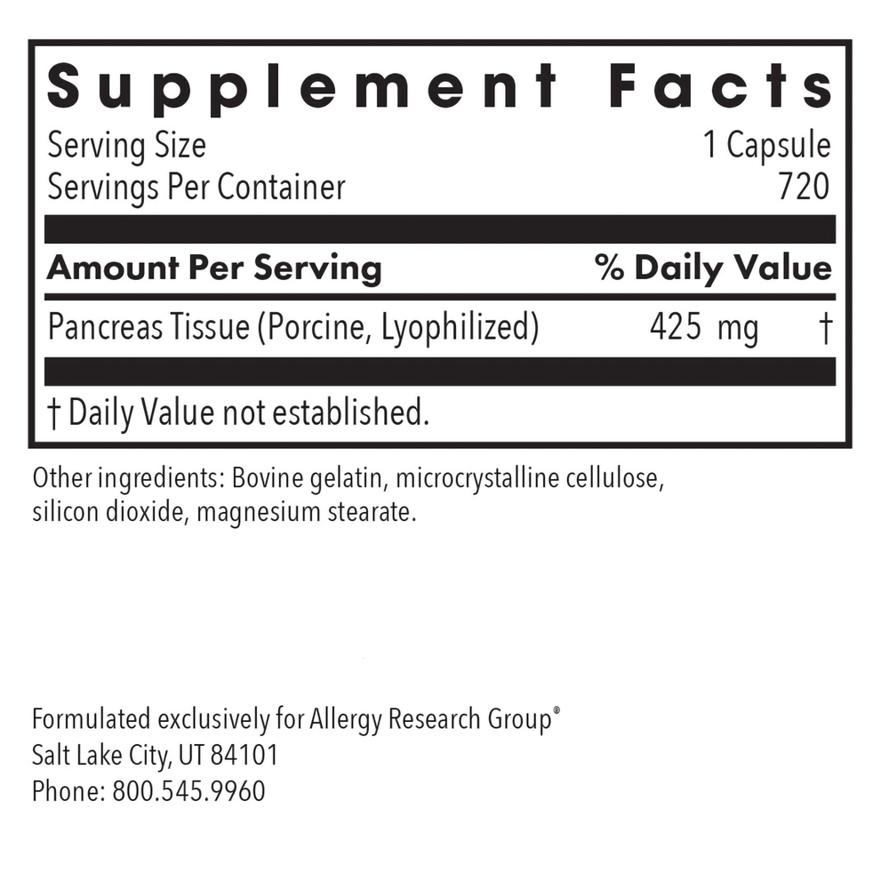 Product image for Pancreas Natural Glandular Pork.