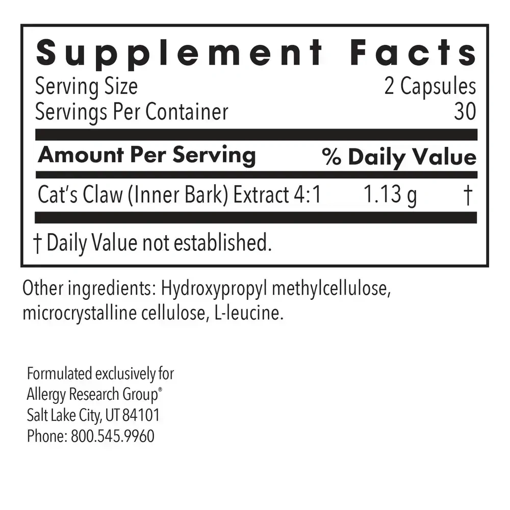 Product image for Cats Claw.