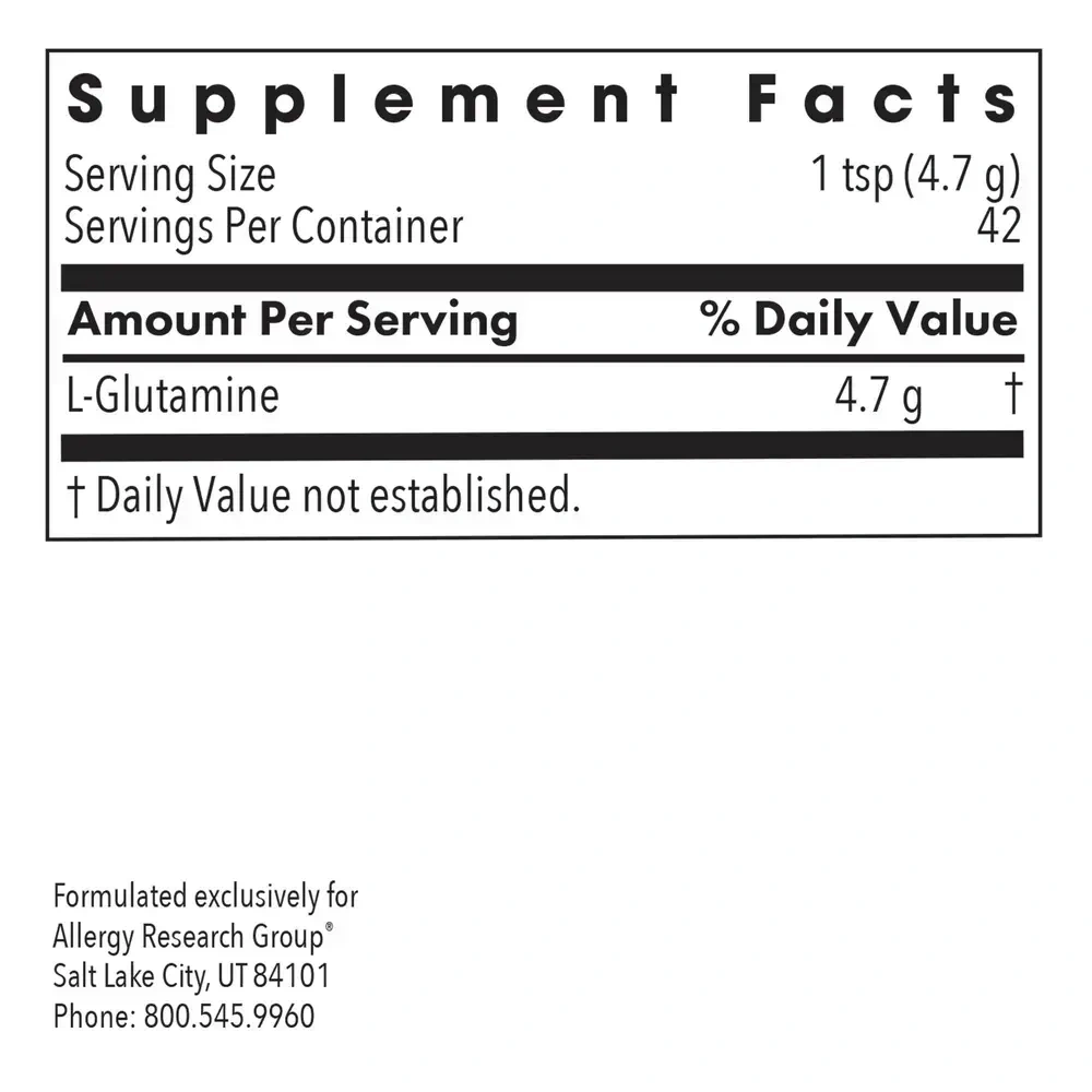 Product image for L-Glutamine Powder.