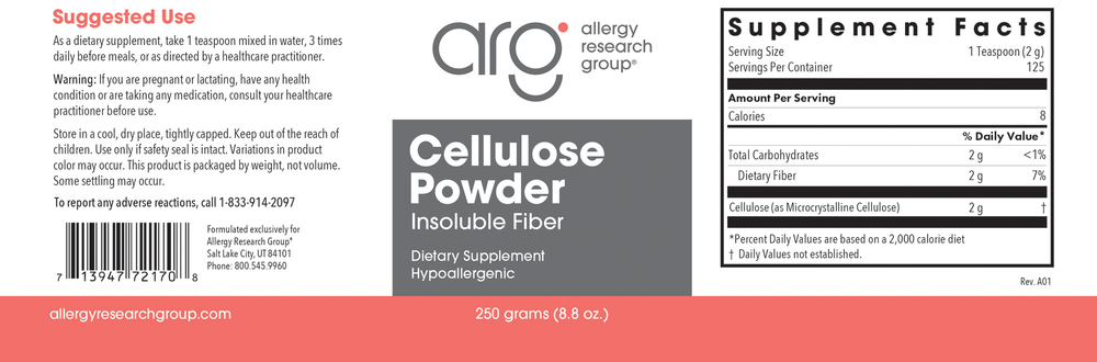 Product image for Cellulose Powder.