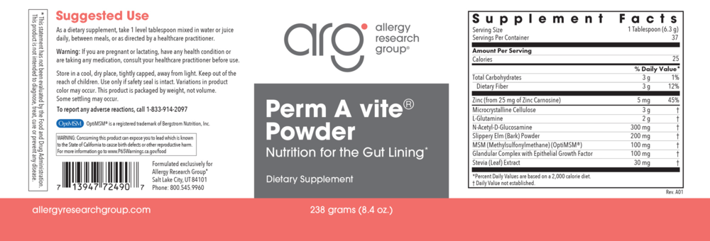 Product image for Perm A Vite Powder.