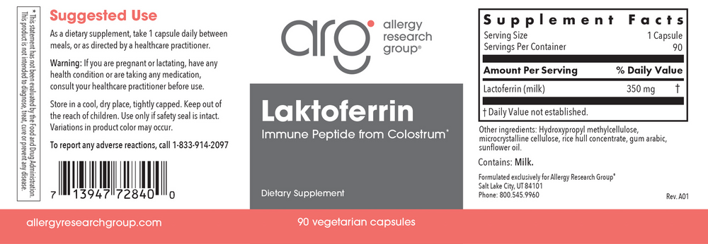 Product image for Laktoferrin 350mg.