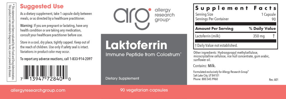 Product image for Laktoferrin 350mg.
