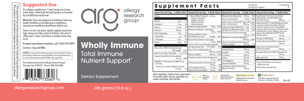 Product image for Wholly Immune.