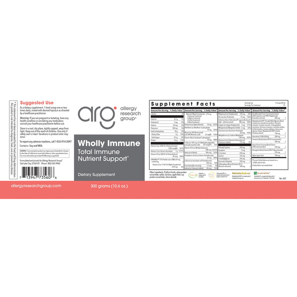 Product image for Wholly Immune.