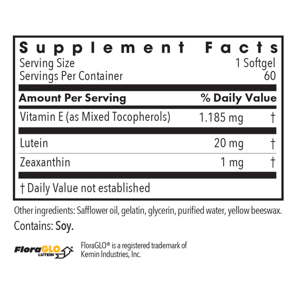 Product image for Lutein 20mg.