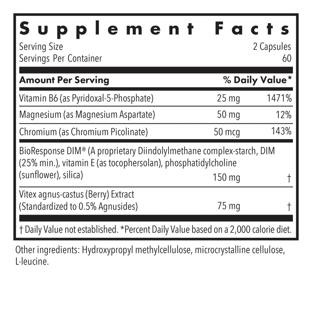 Product image for DIM Vitex Hormone Detox.