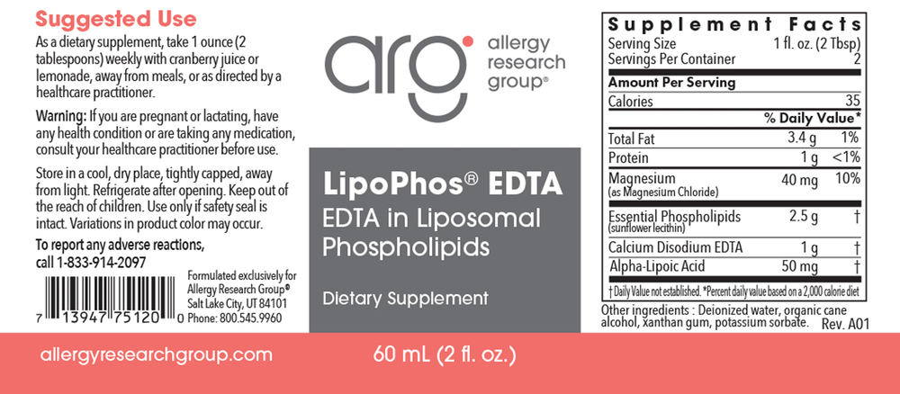 Product image for LipoPhos® EDTA.