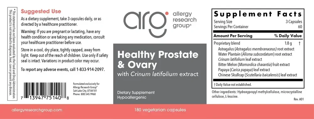 Product image for Healthy Prostate and Ovary.