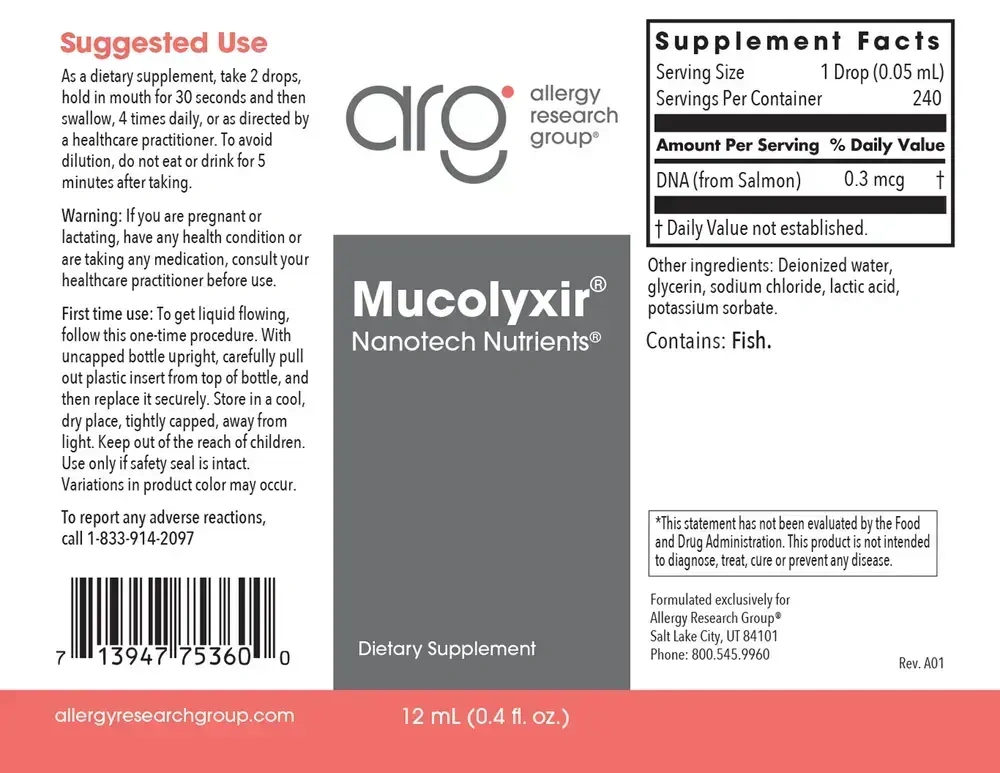 Product image for Mucolyxir® 12 mL.