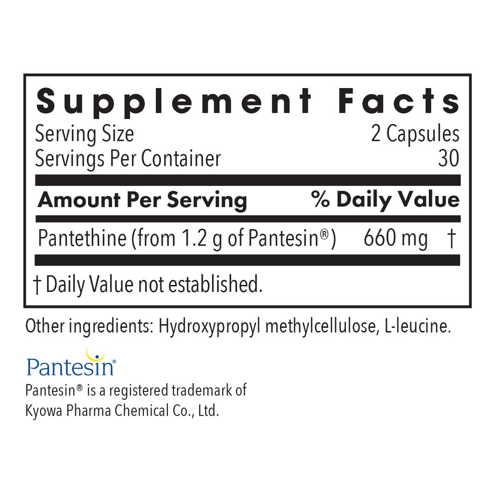 Product image for Pantethine 330mg.