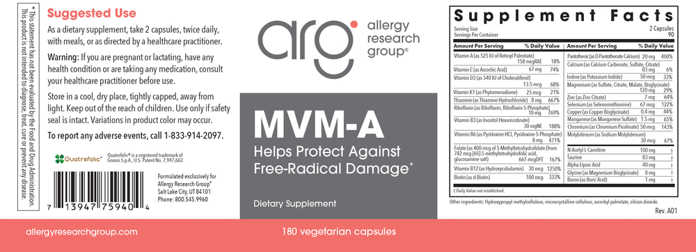 Product image for MVM-A Antioxidant Protocol.