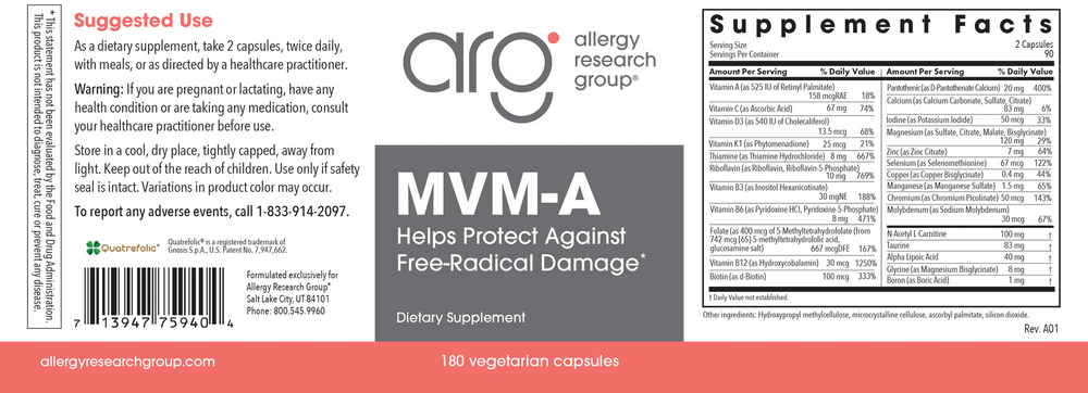 Product image for MVM-A Antioxidant Protocol.