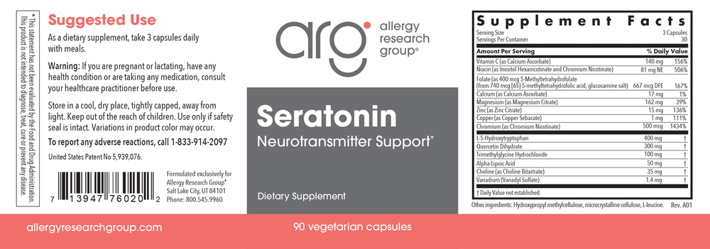 Product image for Seratonin.
