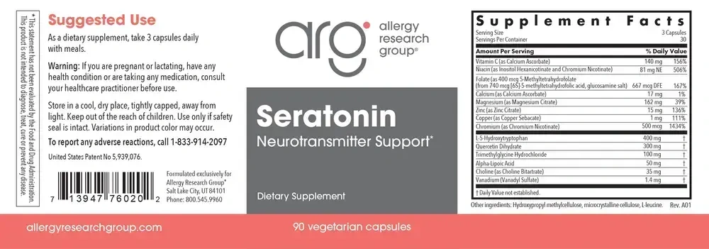 Product image for Seratonin.