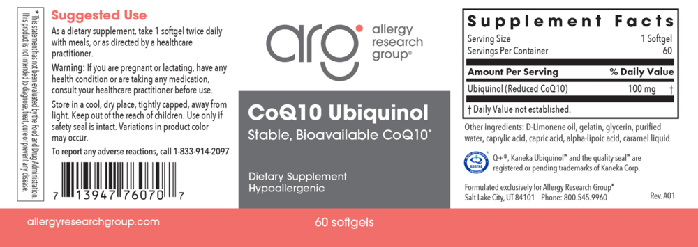 Product image for CoQH-CF® Ubiquinol.
