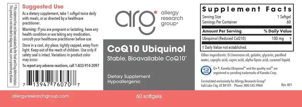 Product image for CoQH-CF® Ubiquinol.