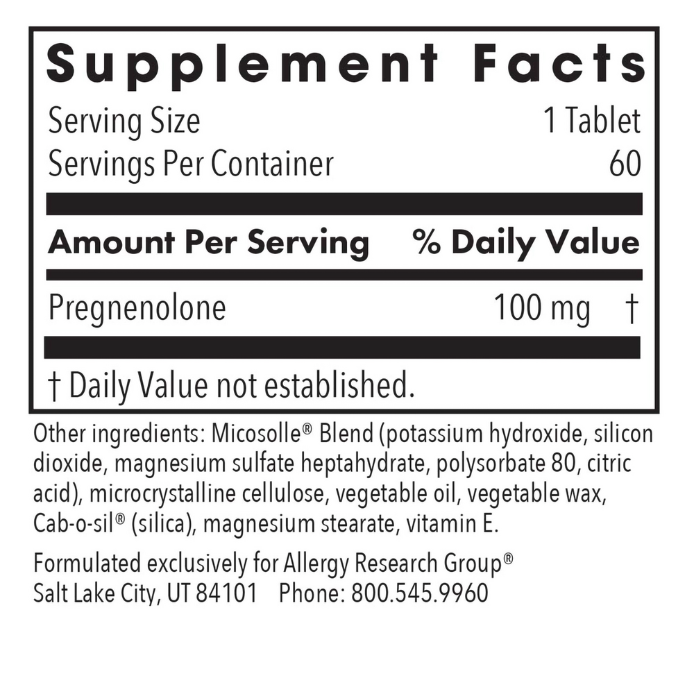 Product image for Pregnenolone 100 Hormone Support.