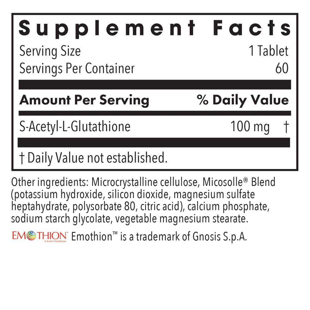 Product image for Acetyl L-Glutathione.