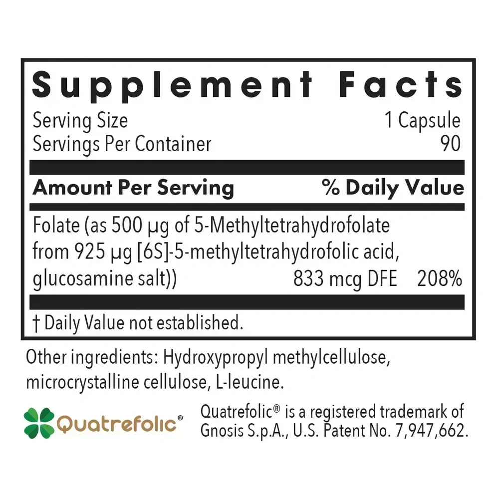 Product image for QuatreActiv® Folate (4th Generation 5-MTHF).