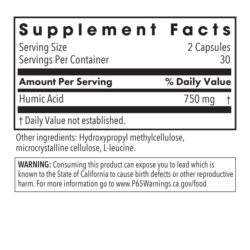 Product image for Humic Acid 750mg.