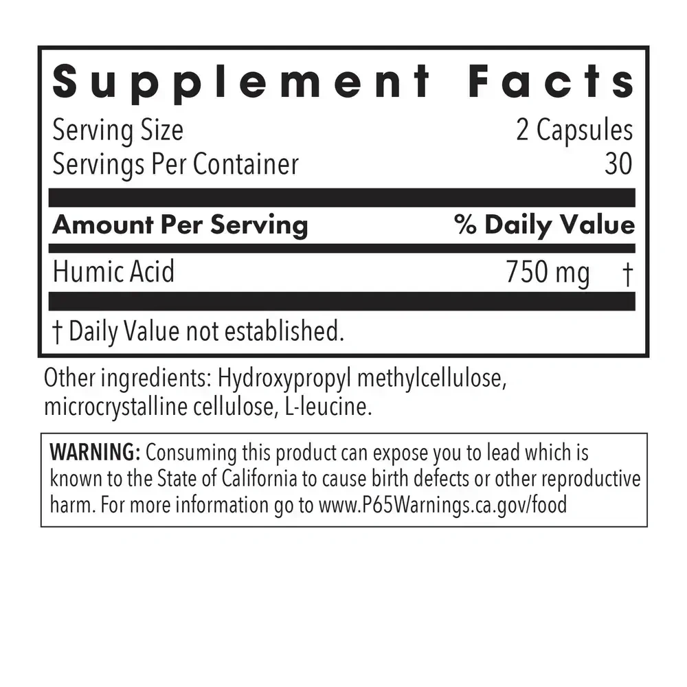 Product image for Humic Acid 750mg.