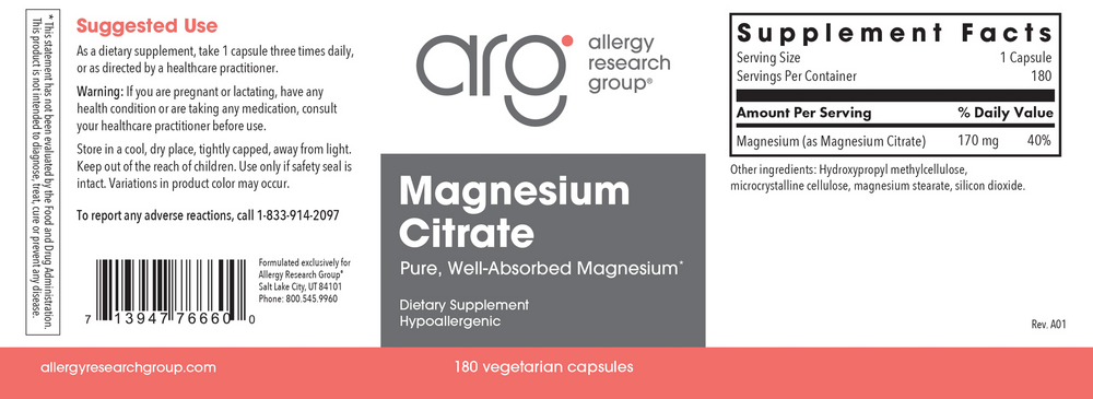 Product image for Magnesium Citrate.