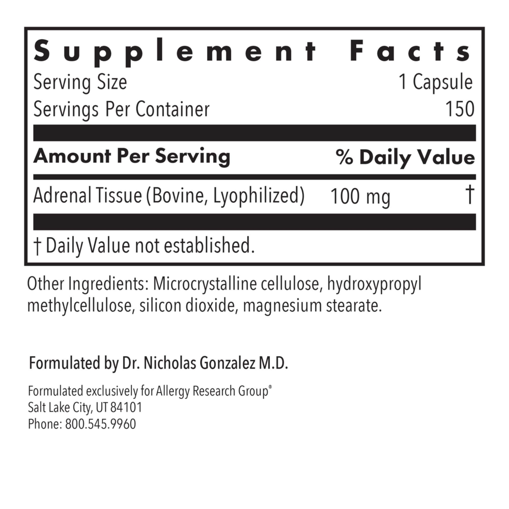 Product image for Adrenal Natural Glandular.