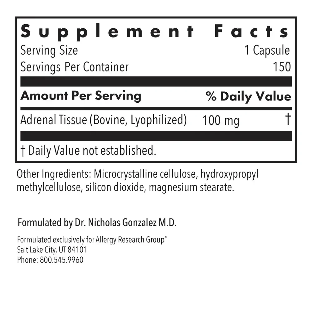 Product image for Adrenal Natural Glandular.