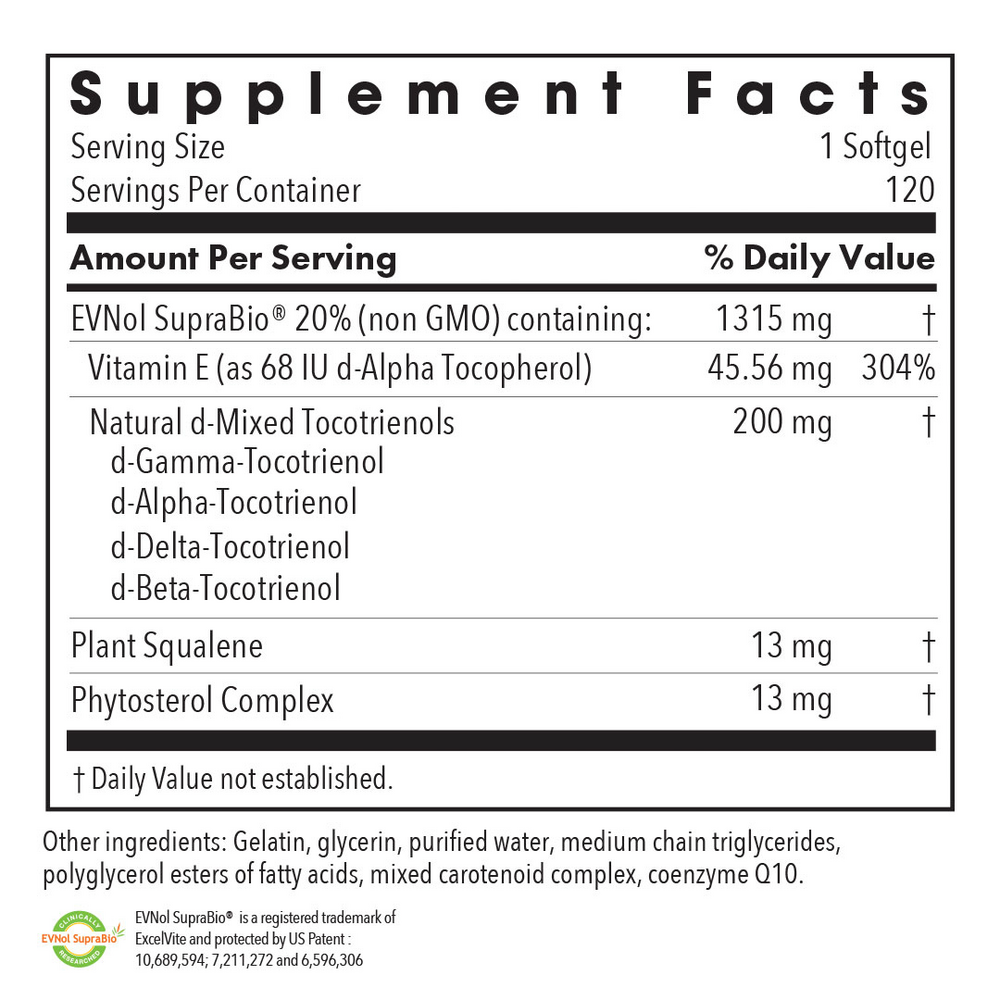 Product image for Tocomin SupraBio Tocotrienols 200mg.