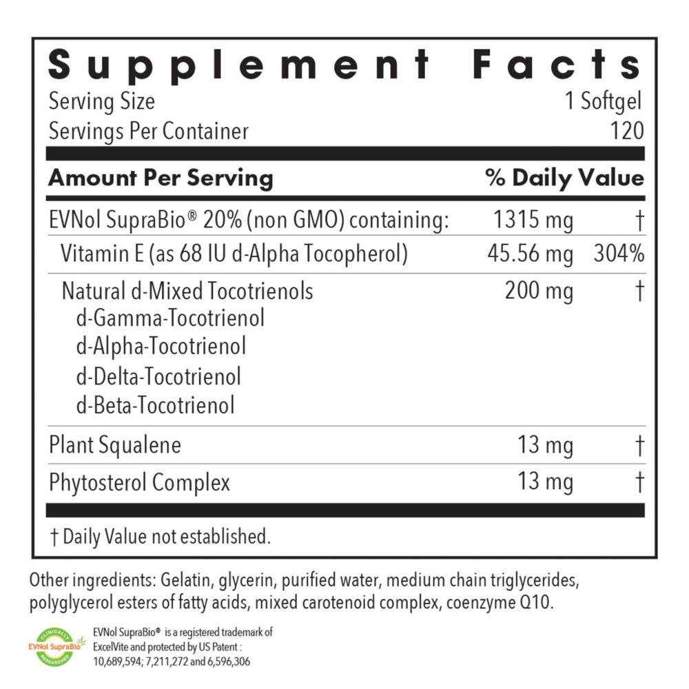 Product image for Tocomin SupraBio Tocotrienols 200mg.