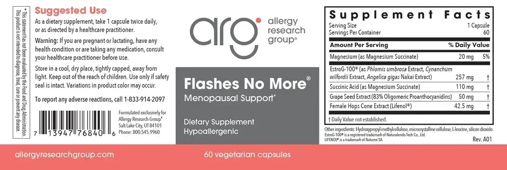 Product image for Flashes No More Vasomotor.