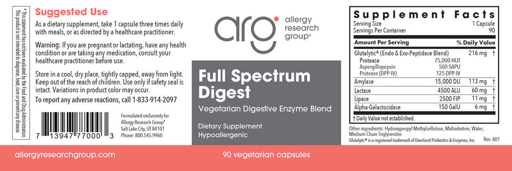 Product image for Full Spectrum Digest with Glutalytic.