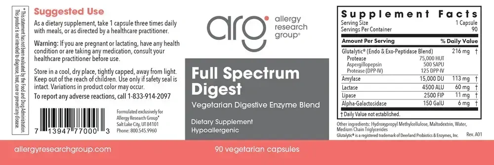 Product image for Full Spectrum Digest with Glutalytic.