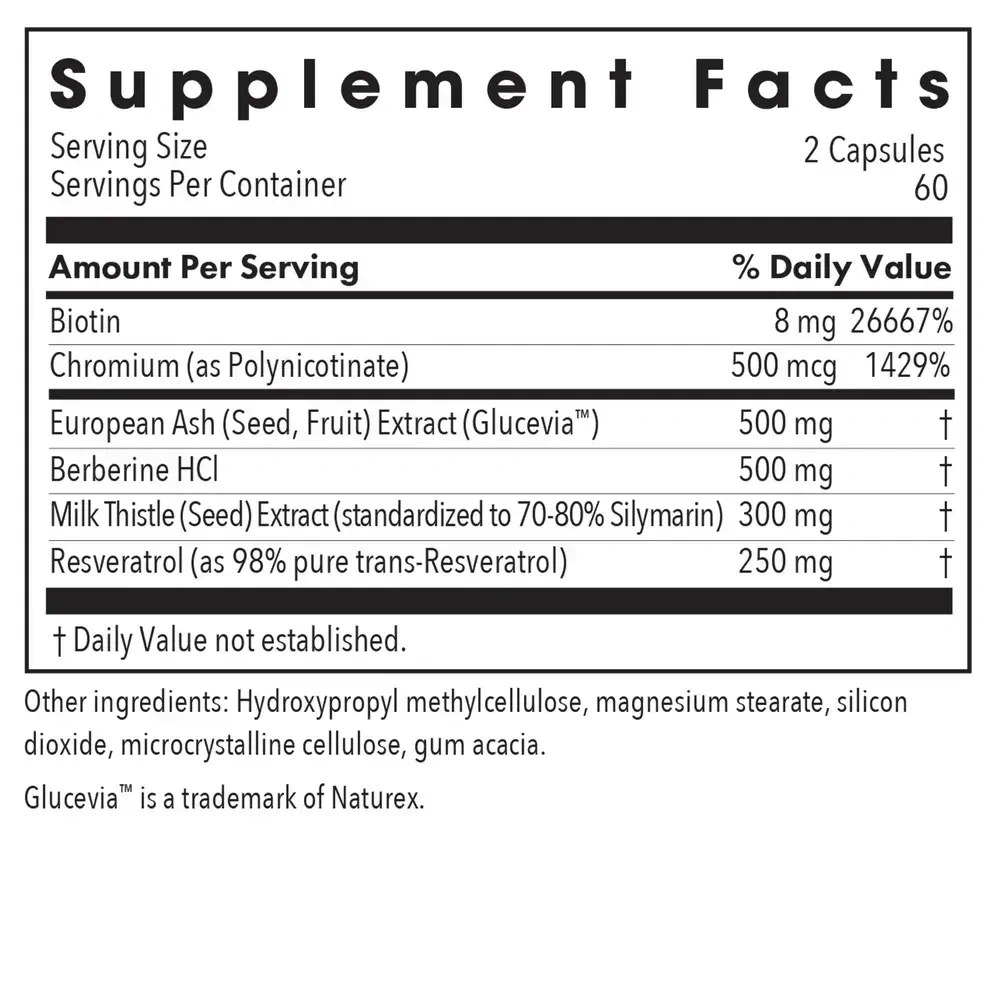 Product image for Glucose Tolerance II w/ Glucevia.