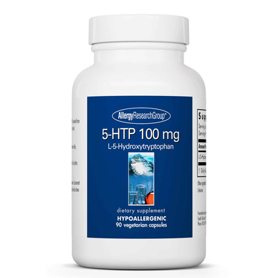 5-HTP 100mg (90 capsules) Product image for 5-HTP 100mg (90 capsules). Discontinued.