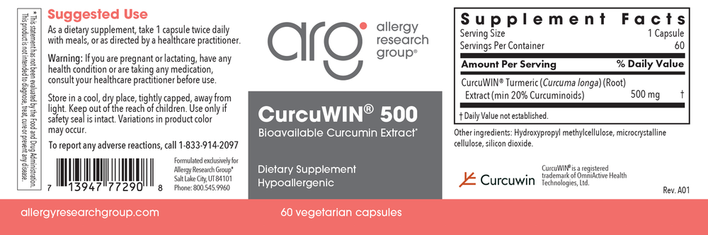 Product image for CurCuWIN 500.