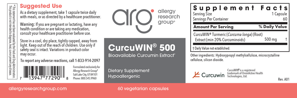 Product image for CurCuWIN 500.