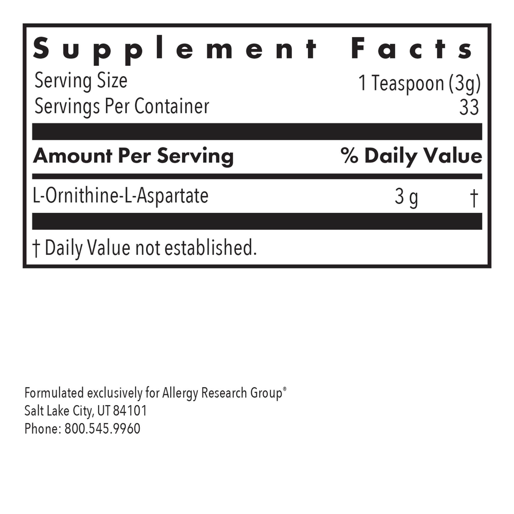 Product image for L-Ornithine-L-Aspartate.