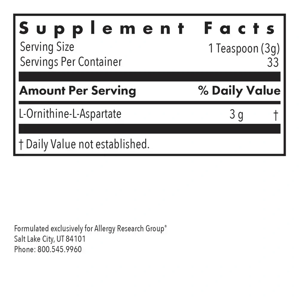 Product image for L-Ornithine-L-Aspartate.