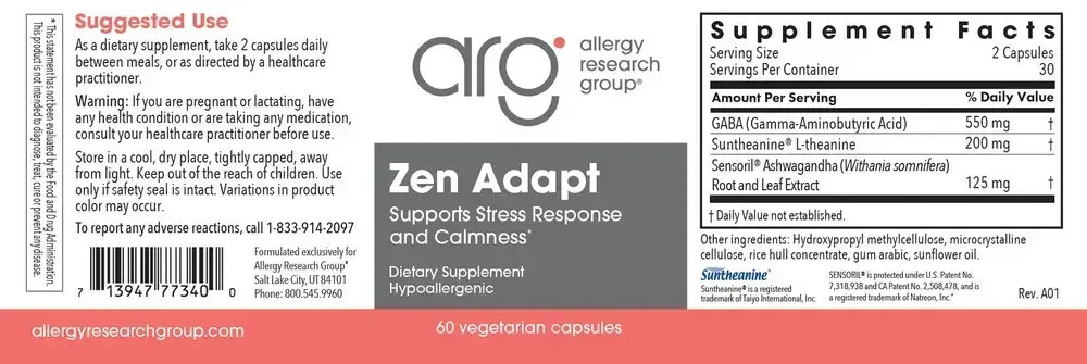 Product image for Zen Adapt w/ L-Theanine.