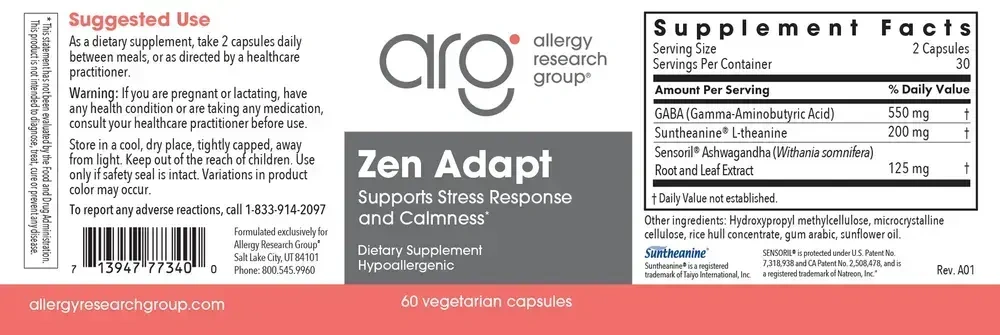 Product image for Zen Adapt w/ L-Theanine.