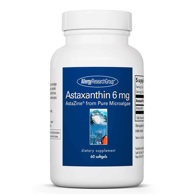 Astaxanthin 6mg (60 Softgels) by Allergy Research Group